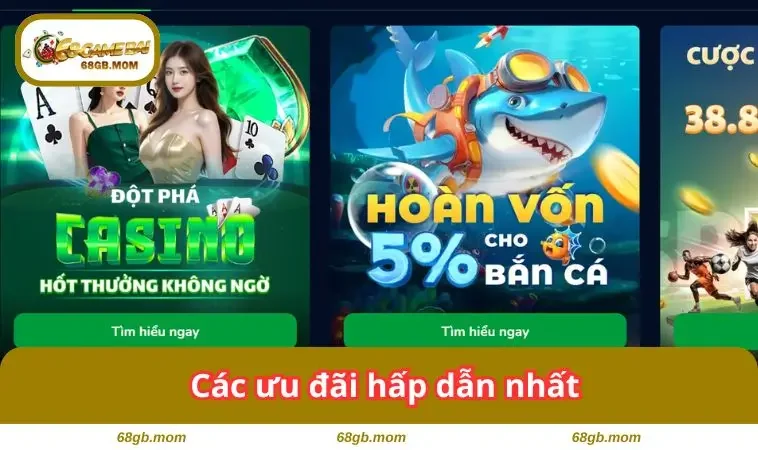 Các ưu đãi hấp dẫn nhất