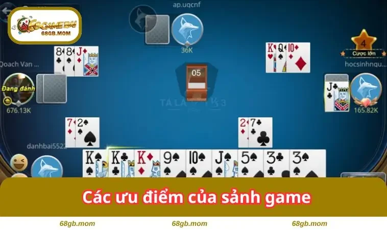 Các ưu điểm của sảnh game